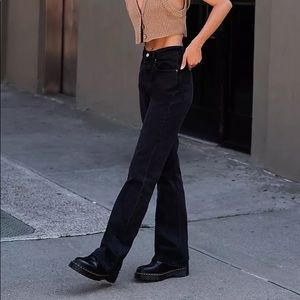 LEVI’S RIBCAGE BOOT size 25 in “Black Lake”